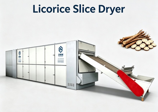 Licorice drying machine